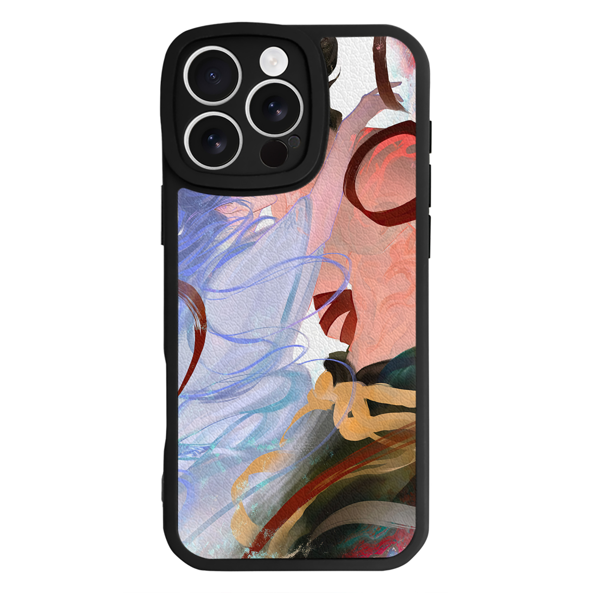 （画像用） Ne Zha 2 ナタ 魔童の大暴れ 【iPhone 16シリーズ対応】シリコンスマホケース（レザー調） 材質：シリコン